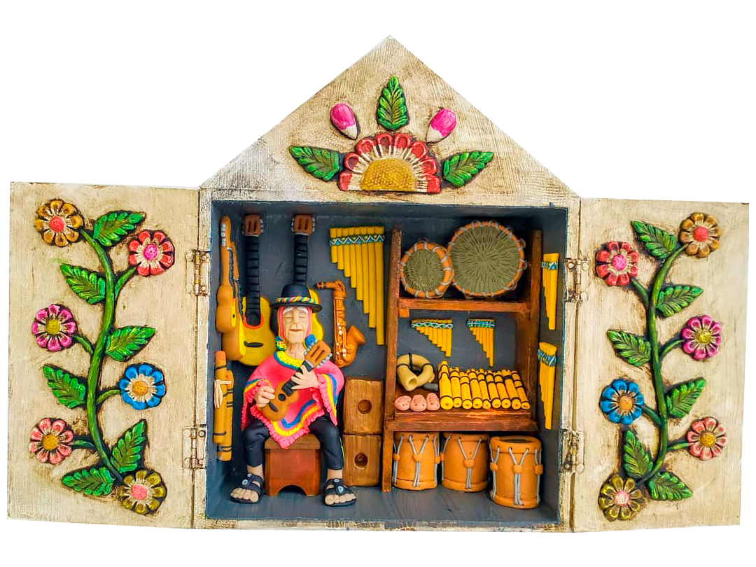Retablo Vendedor de Instrumentos